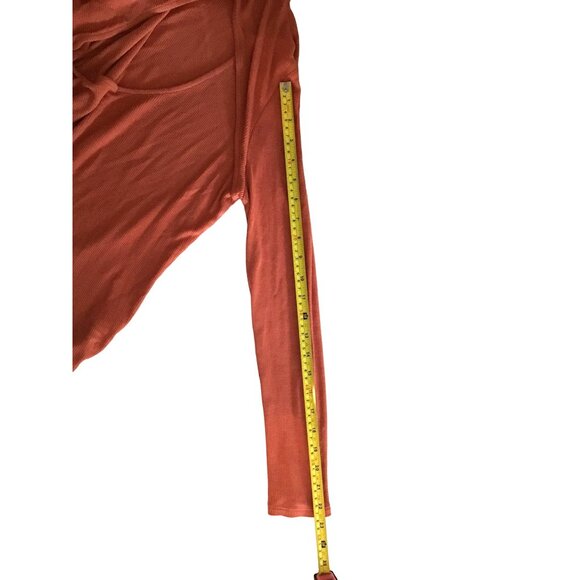 Venus Womens Ribbed Knit Long Sleeve Turtleneck Top - M - Picture 4 of 7